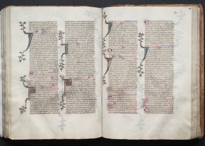 O Missal de Gotha: Fol. 101r, Texto, c. 1375. de Master of the Boqueteaux