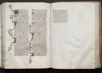 O Missal Gotha: Fol. 102r, Texto, c. 1375. de Master of the Boqueteaux