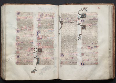 O Missal de Gotha: Fol. 111r, Texto, c. 1375. de Master of the Boqueteaux