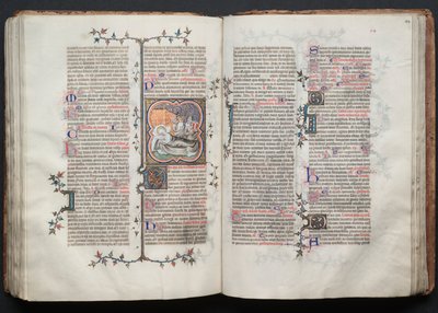 O Missal Gotha: Fol. 114r, Texto, c. 1375. de Master of the Boqueteaux