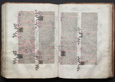 O Missal Gotha: Fol. 119r, Texto, c. 1375. de Master of the Boqueteaux