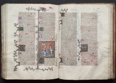 O Missal Gotha: Fol. 120r, Texto, c. 1375. de Master of the Boqueteaux