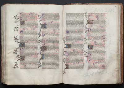 O Missal Gotha: Fol. 122r, Texto, c. 1375. de Master of the Boqueteaux