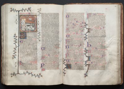 O Missal Gotha: Fol. 123r, Texto, c. 1375. de Master of the Boqueteaux