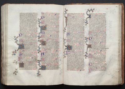 O Missal Gotha: Fol. 124r, Texto, c. 1375. de Master of the Boqueteaux