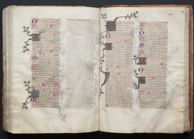 O Missal Gotha: Fol. 129r, Texto, c. 1375. de Master of the Boqueteaux
