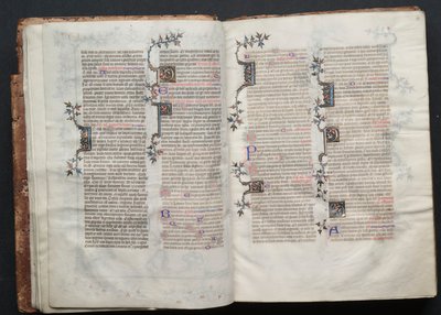 O Missal Gotha: Fol. 12r, Texto , c. 1375. de Master of the Boqueteaux