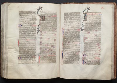 O Missal Gotha: Fol. 135r, Texto, c. 1375. de Master of the Boqueteaux