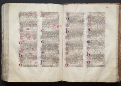 O Missal Gotha: Fol. 138r, Texto, c. 1375. de Master of the Boqueteaux