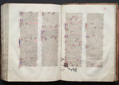 O Missal Gotha: Fol. 142v, Texto, c. 1375. de Master of the Boqueteaux
