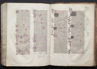 O Missal Gotha: Fol. 144r, Texto, c. 1375. de Master of the Boqueteaux