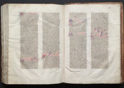 O Missal Gotha: Fol. 152r, Texto, c. 1375. de Master of the Boqueteaux