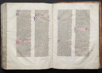 O Missal Gotha: Fol. 153r, Texto, c. 1375. de Master of the Boqueteaux