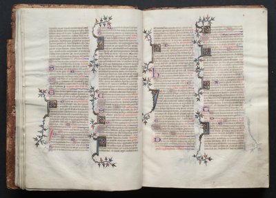 O Missal Gotha: Fol. 15r, Texto , c. 1375. de Master of the Boqueteaux
