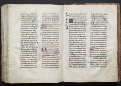 O Missal de Gotha: Fol. 160r, Texto, c. 1375. de Master of the Boqueteaux