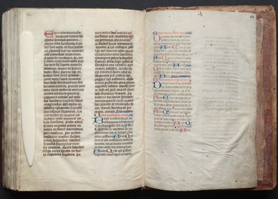 O Missal Gotha: Fol. 164r, Texto, c. 1375. de Master of the Boqueteaux