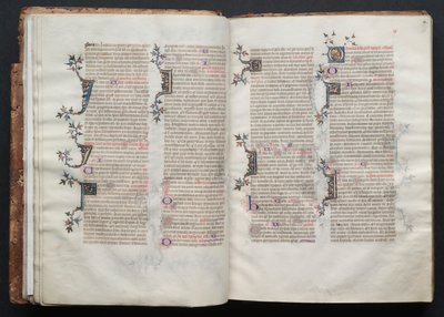 O Missal Gotha: Fol. 18v, Texto, c. 1375. de Master of the Boqueteaux