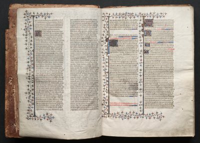 O Missal Gotha: Fol. 1v, Texto , c. 1375. de Master of the Boqueteaux