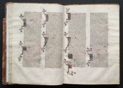 O Missal Gotha: Fol. 22v, Texto, c. 1375. de Master of the Boqueteaux