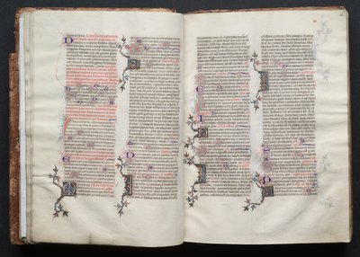 O Missal Gotha: Fol. 25r, Texto, c. 1375. de Master of the Boqueteaux