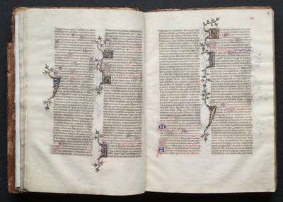 O Missal Gotha: Fol. 27r, Texto, c. 1375. de Master of the Boqueteaux