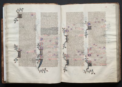 O Missal Gotha: Fol. 28v, Texto, c. 1375. de Master of the Boqueteaux