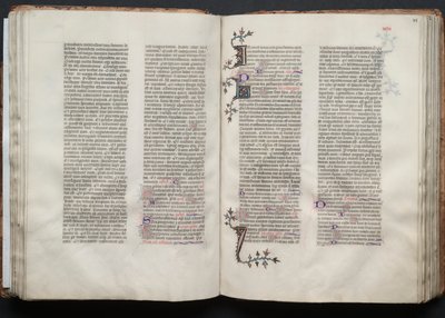 O Missal Gotha: Fol. 47v, Texto, c. 1375. de Master of the Boqueteaux