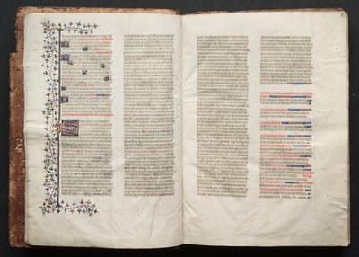 O Missal Gotha: Fol. 4r, Texto , c. 1375. de Master of the Boqueteaux