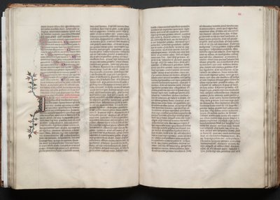 O Missal Gotha: Fol. 52r, Texto, c. 1375. de Master of the Boqueteaux