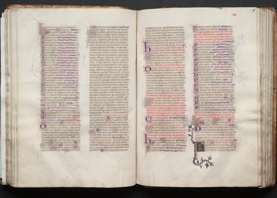 O Missal Gotha: Fol. 56r, Texto, c. 1375. de Master of the Boqueteaux