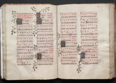 O Missal de Gotha: Fol. 58r, Texto, c. 1375. de Master of the Boqueteaux