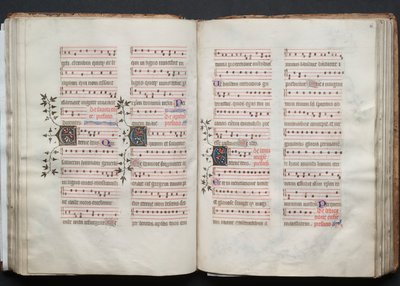 O Missal Gotha: Fol. 59v, Texto, c. 1375. de Master of the Boqueteaux