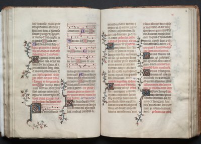 O Missal Gotha: Fol. 68r, Texto, c. 1375. de Master of the Boqueteaux