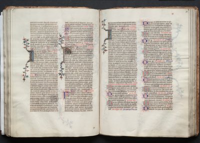 O Missal Gotha: Fol. 72v, Texto, c. 1375. de Master of the Boqueteaux
