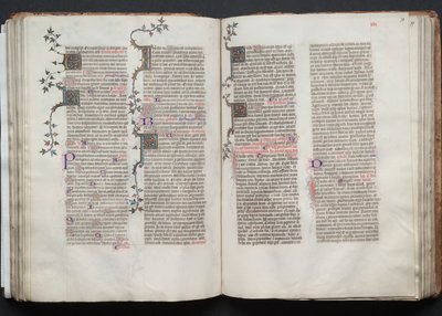 O Missal Gotha: Fol. 78r, Texto, c. 1375. de Master of the Boqueteaux