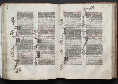 O Missal Gotha: Fol. 85v, Texto, c. 1375. de Master of the Boqueteaux