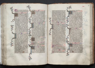 O Missal Gotha: Fol. 88v, Texto, c. 1375. de Master of the Boqueteaux