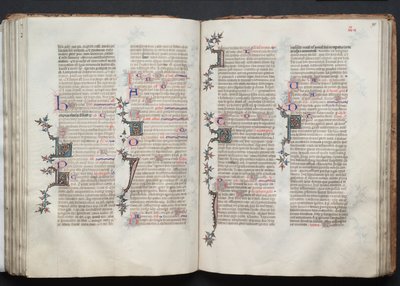 O Missal Gotha: Fol. 94v, Texto, c. 1375. de Master of the Boqueteaux
