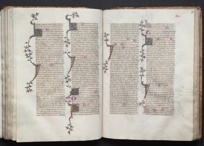 O Missal Gotha: Fol. 99r, Texto, c. 1375. de Master of the Boqueteaux