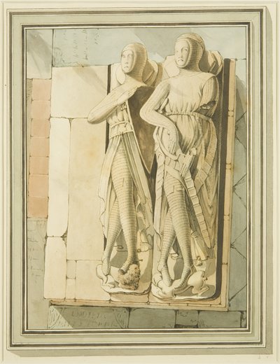 Efígies de dois cavaleiros, 