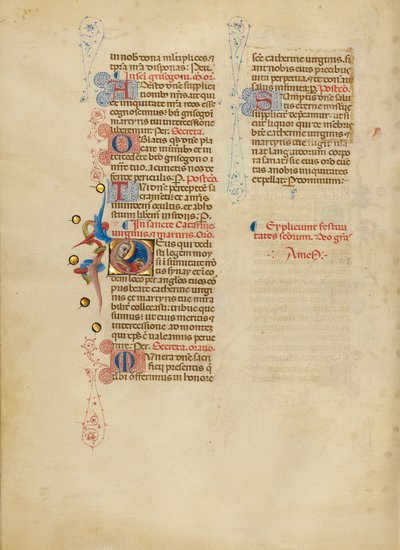 Inicial D: Santa Catarina de Master of the Brussels Initials