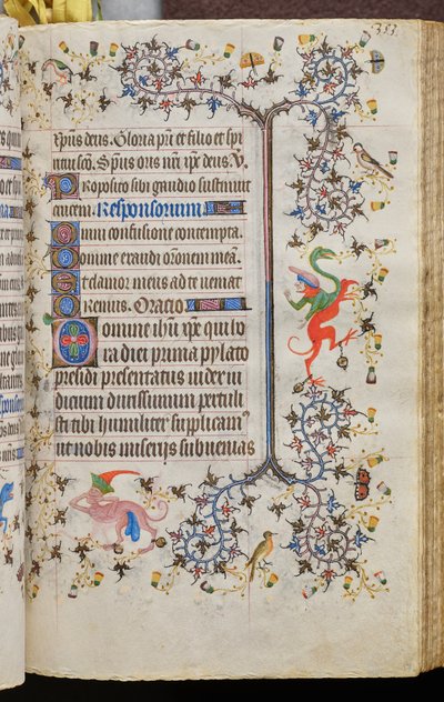 Horas de Carlos o Nobre, rei de Navarra (1361-1425): fol. 172r, Texto de Master of the Brussels Initials and Associates