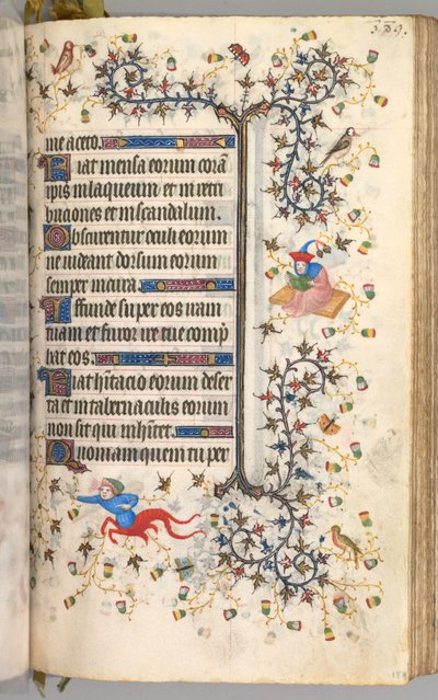 Horas de Carlos o Nobre, rei de Navarra (1361-1425): fol. 189r, Texto de Master of the Brussels Initials and Associates