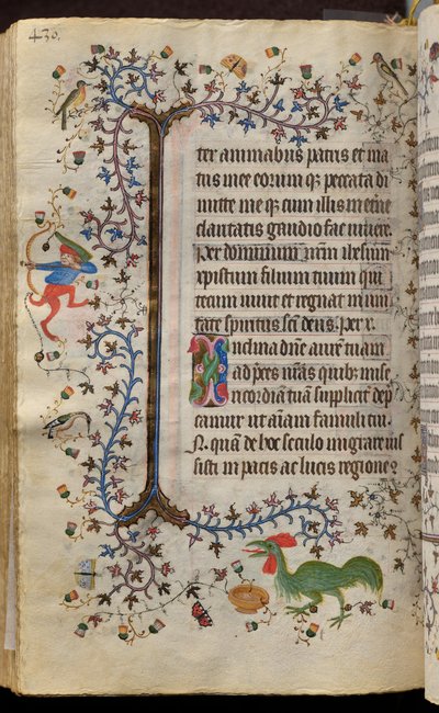 Horas de Carlos o Nobre, rei de Navarra (1361-1425): fol. 209v, Texto de Master of the Brussels Initials and Associates