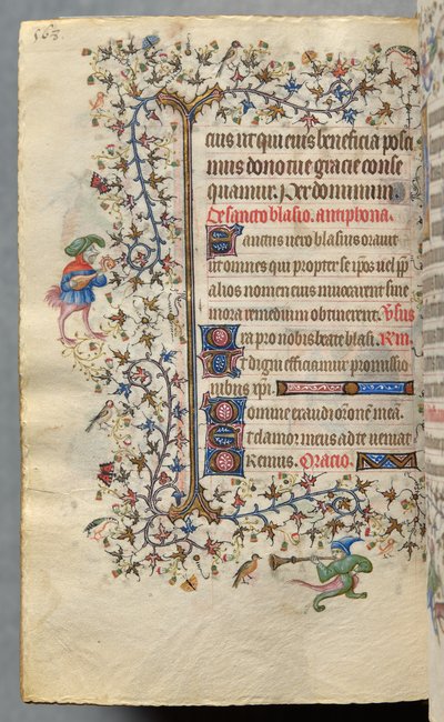 Horas de Carlos o Nobre, rei de Navarra (1361-1425): fol. 278v, Texto de Master of the Brussels Initials and Associates