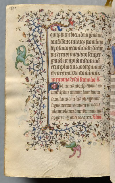 Horas de Carlos o Nobre, rei de Navarra (1361-1425): fol. 289v, Texto de Master of the Brussels Initials and Associates