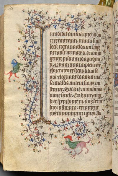 Horas de Carlos o Nobre, rei de Navarra (1361-1425), fol. 319v, Texto de Master of the Brussels Initials and Associates