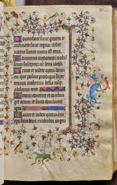 Horas de Carlos o Nobre, rei de Navarra (1361-1425): fol. 41r, Texto de Master of the Brussels Initials and Associates