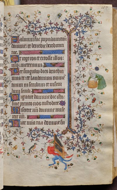 Horas de Carlos o Nobre, rei de Navarra (1361-1425): fol. 54r, Texto de Master of the Brussels Initials and Associates