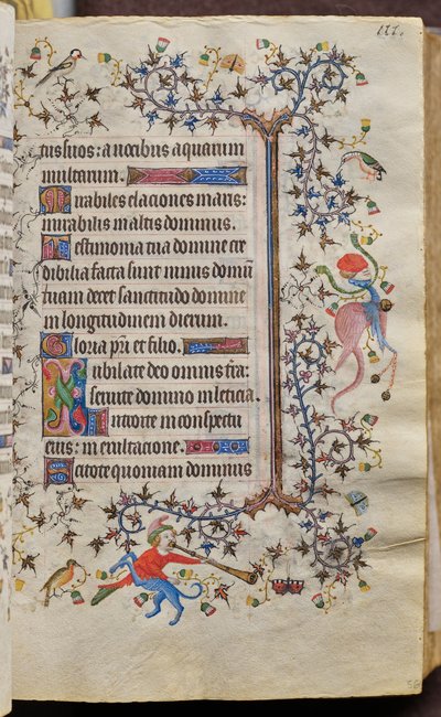 Horas de Carlos o Nobre, rei de Navarra (1361-1425): fol. 56r, Texto de Master of the Brussels Initials and Associates